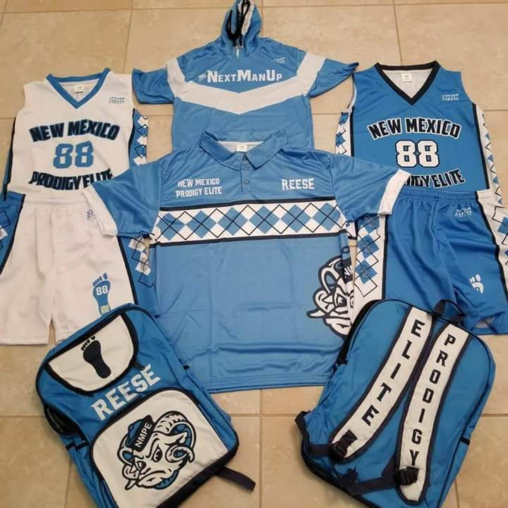 Outlaws Full Uniform — custom sublimated team uniform made by Diamond Brand